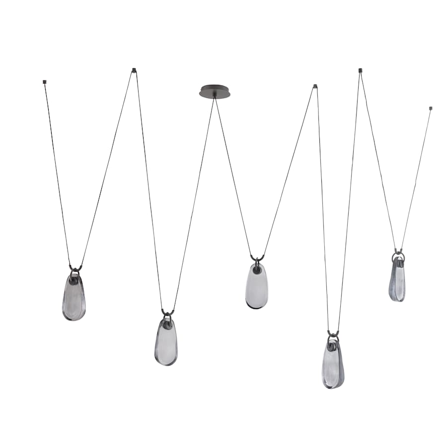 Arteriors Melt Chandelier 86" Wide Abstract Chandelier