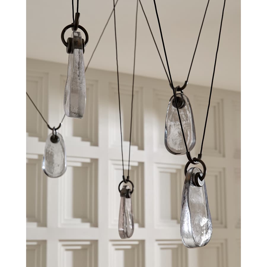 Arteriors Melt Chandelier 86" Wide Abstract Chandelier