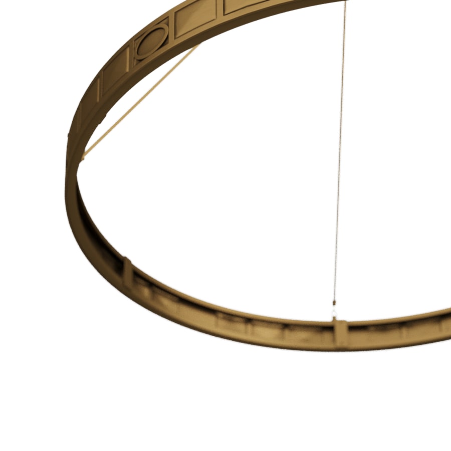 Arteriors Empire 39" Wide LED Ring Chandelier