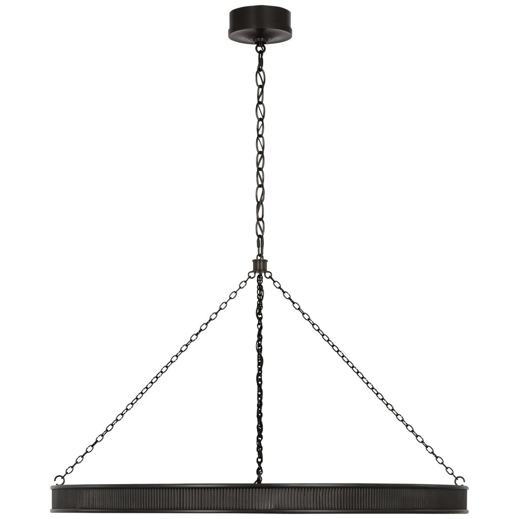 Aurelia Bronze Halo LED Chandelier