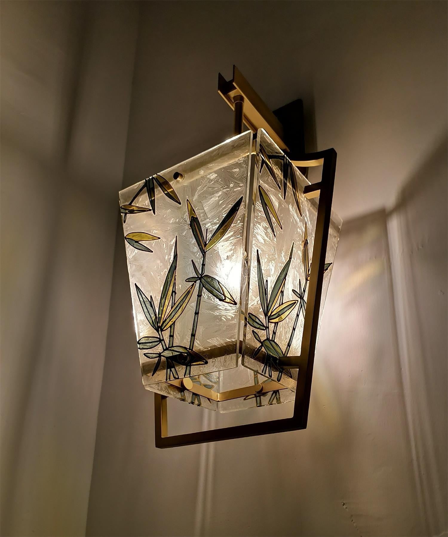 Aurora Glass Wall Sconce