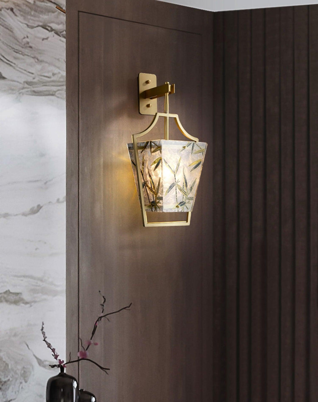 Aurora Glass Wall Sconce