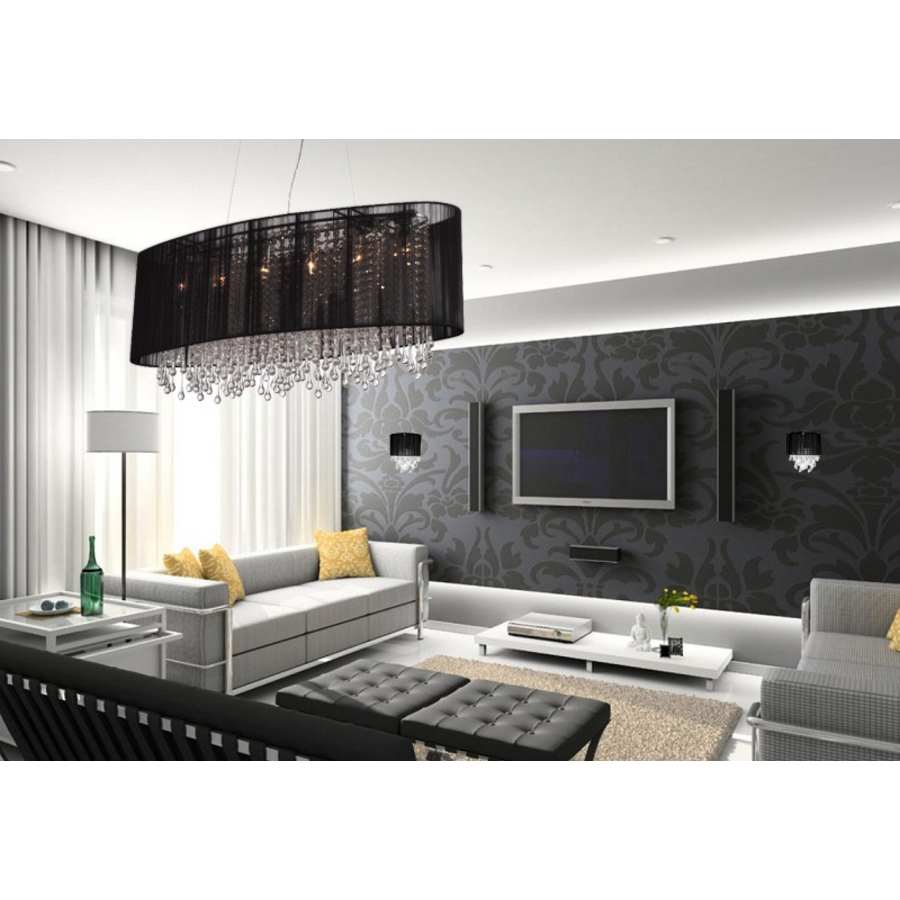 Avenue Lighting Beverly Dr. 12 Light 32" Wide Drum Chandelier