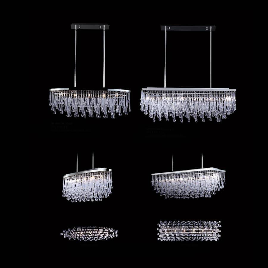 Avenue Lighting Hollywood Blvd. 29 Light 34" Wide Waterfall Chandelier