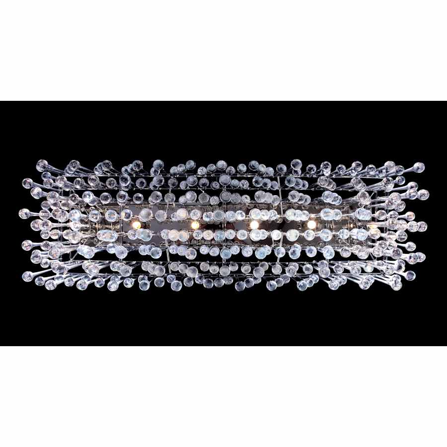 Avenue Lighting Hollywood Blvd. 6 Light 38" Wide Linear Chandelier