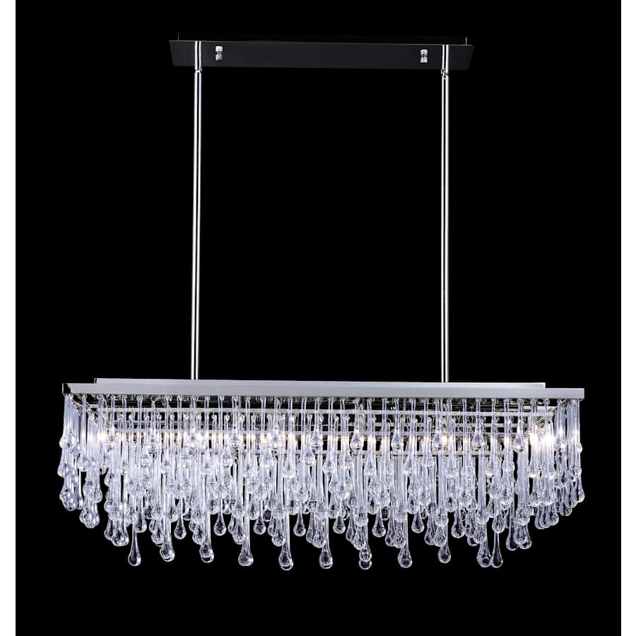 Avenue Lighting Hollywood Blvd. 6 Light 38" Wide Linear Chandelier