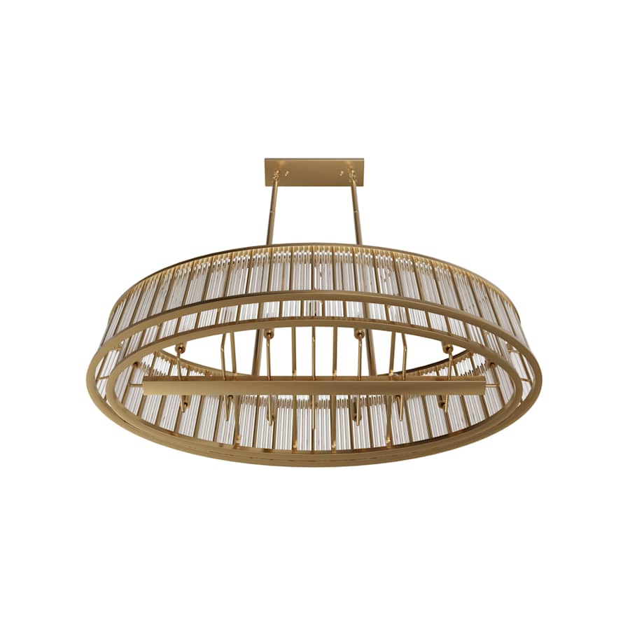 Avenue Lighting Waldorf 16 Light 52" Wide Drum Chandelier