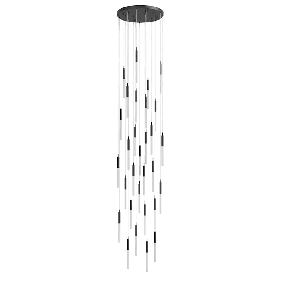 Avenue Lighting Main St. 31 Light 30" Wide LED Multi Light Pendant with Boa Glass Shades