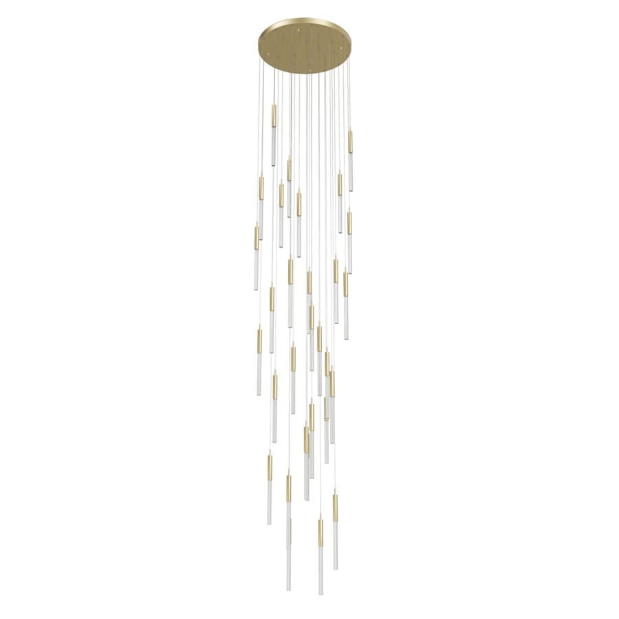 Avenue Lighting Main St. 31 Light 30" Wide LED Multi Light Pendant with Boa Glass Shades