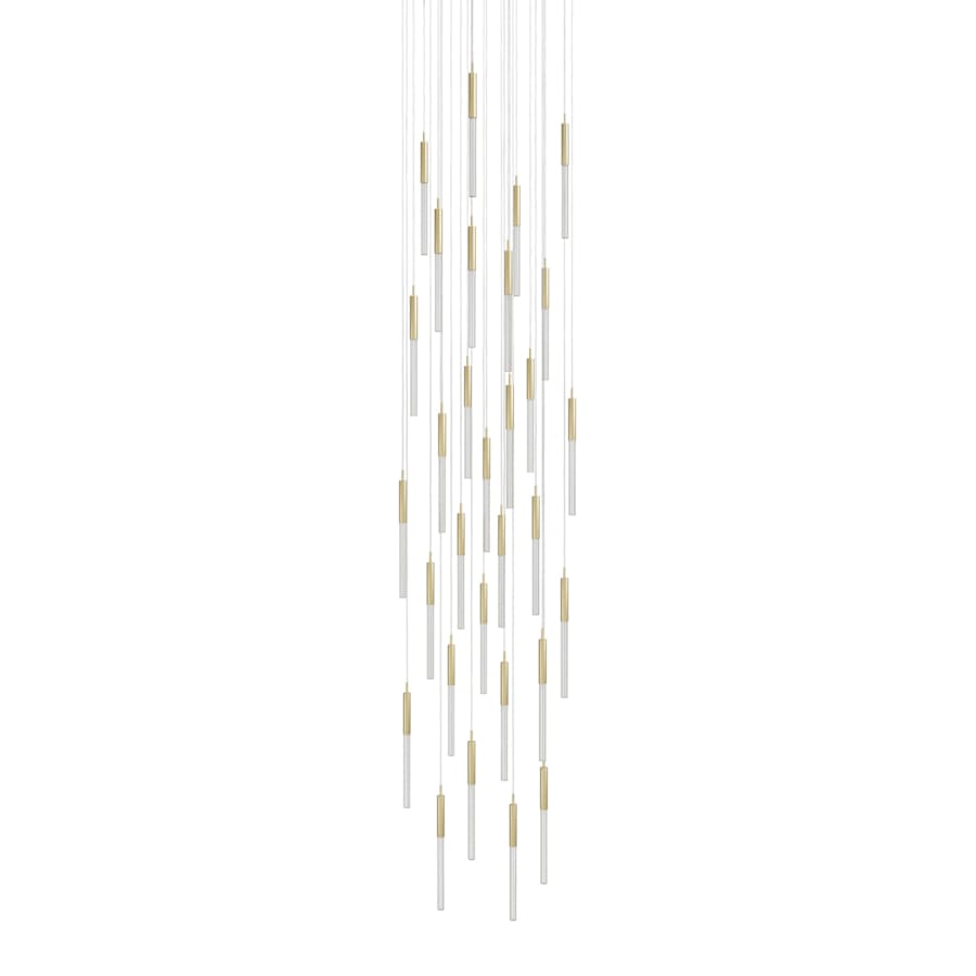 Avenue Lighting Main St. 31 Light 30" Wide LED Multi Light Pendant with Boa Glass Shades