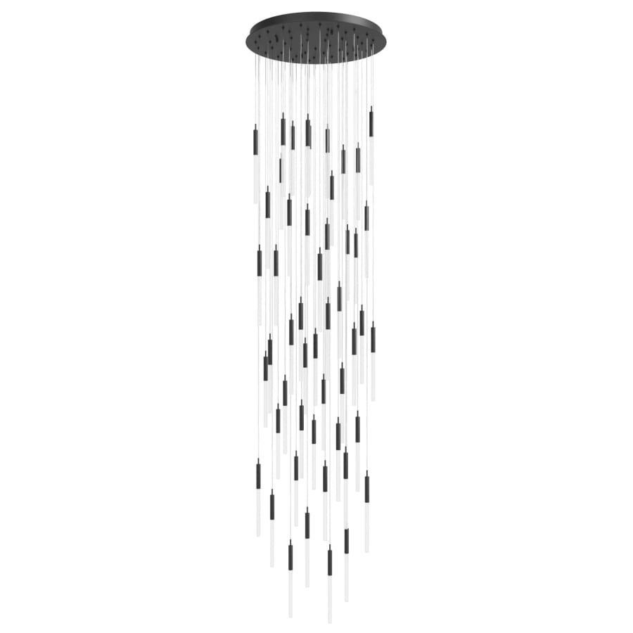 Avenue Lighting Main St. 51 Light 37" Wide LED Multi Light Pendant with Frosted Glass Shades