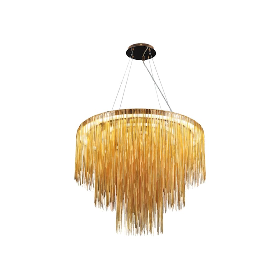 Avenue Lighting Fountain Ave. 30" Wide LED Waterfall Chandelier