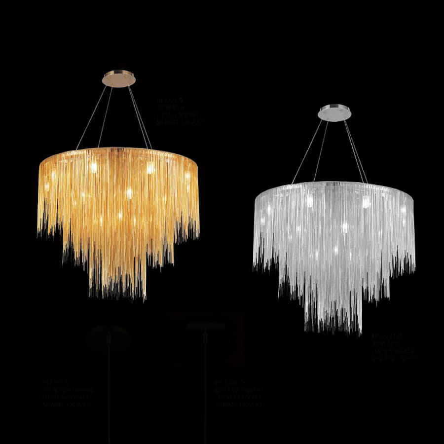 Avenue Lighting Fountain Ave. 30" Wide LED Waterfall Chandelier