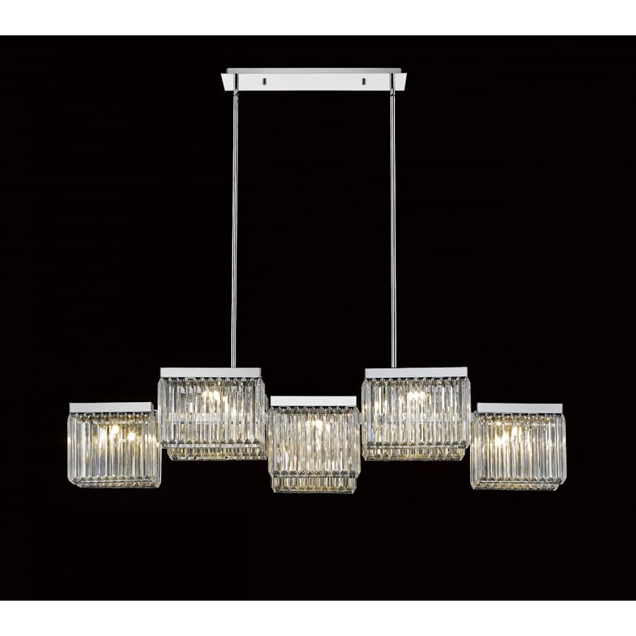 Avenue Lighting Broadway 10 Light 57" Wide Linear Chandelier