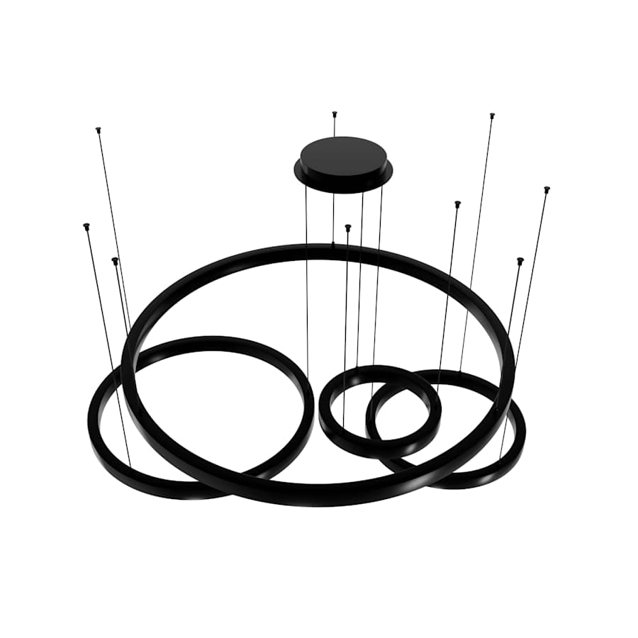 Avenue Lighting Aria 64" Wide LED Abstract Multi Light Pendant