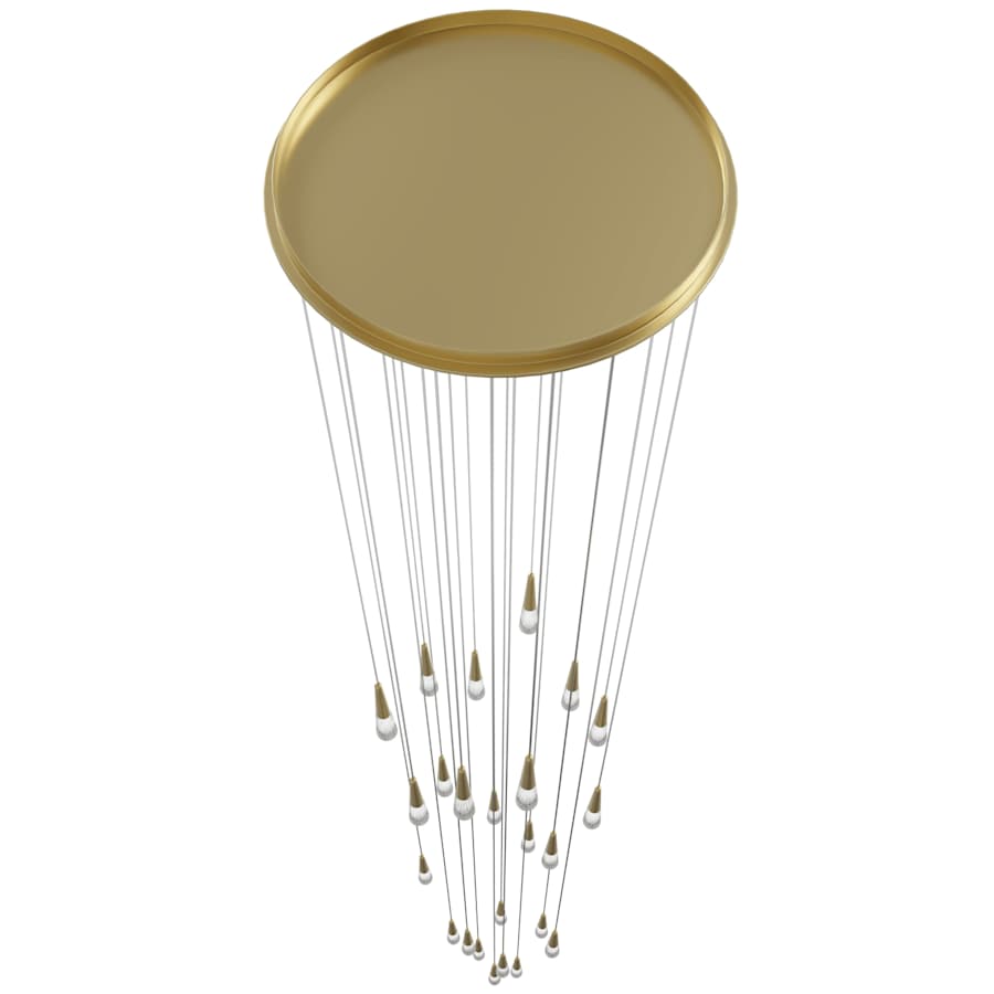 Avenue Lighting Encino 25 Light 30" Wide LED Crystal Multi Light Pendant with Clear Crystal Shades