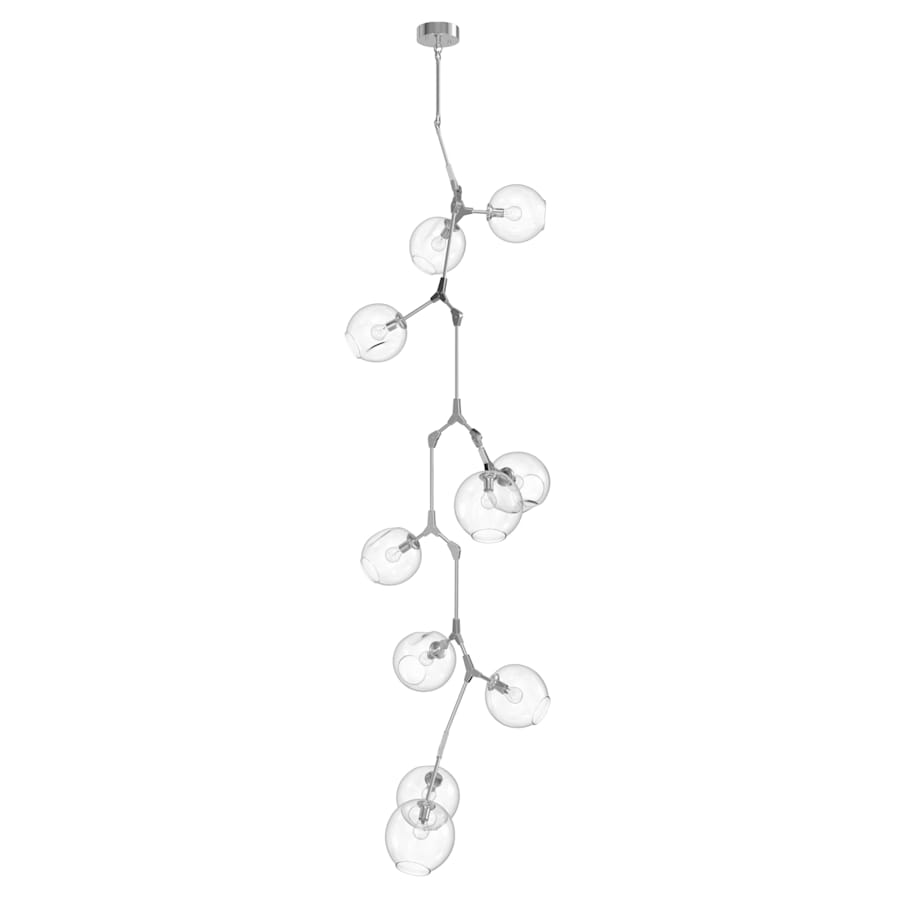 Avenue Lighting Fairfax Ave. 10 Light 27" Wide Abstract Chandelier with Hand-Blown Glass Shades