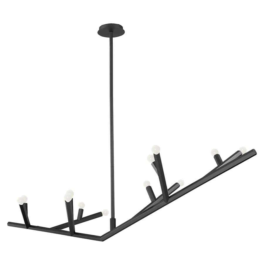 Avenue Lighting The Oaks 12 Light 71" Wide Abstract Chandelier