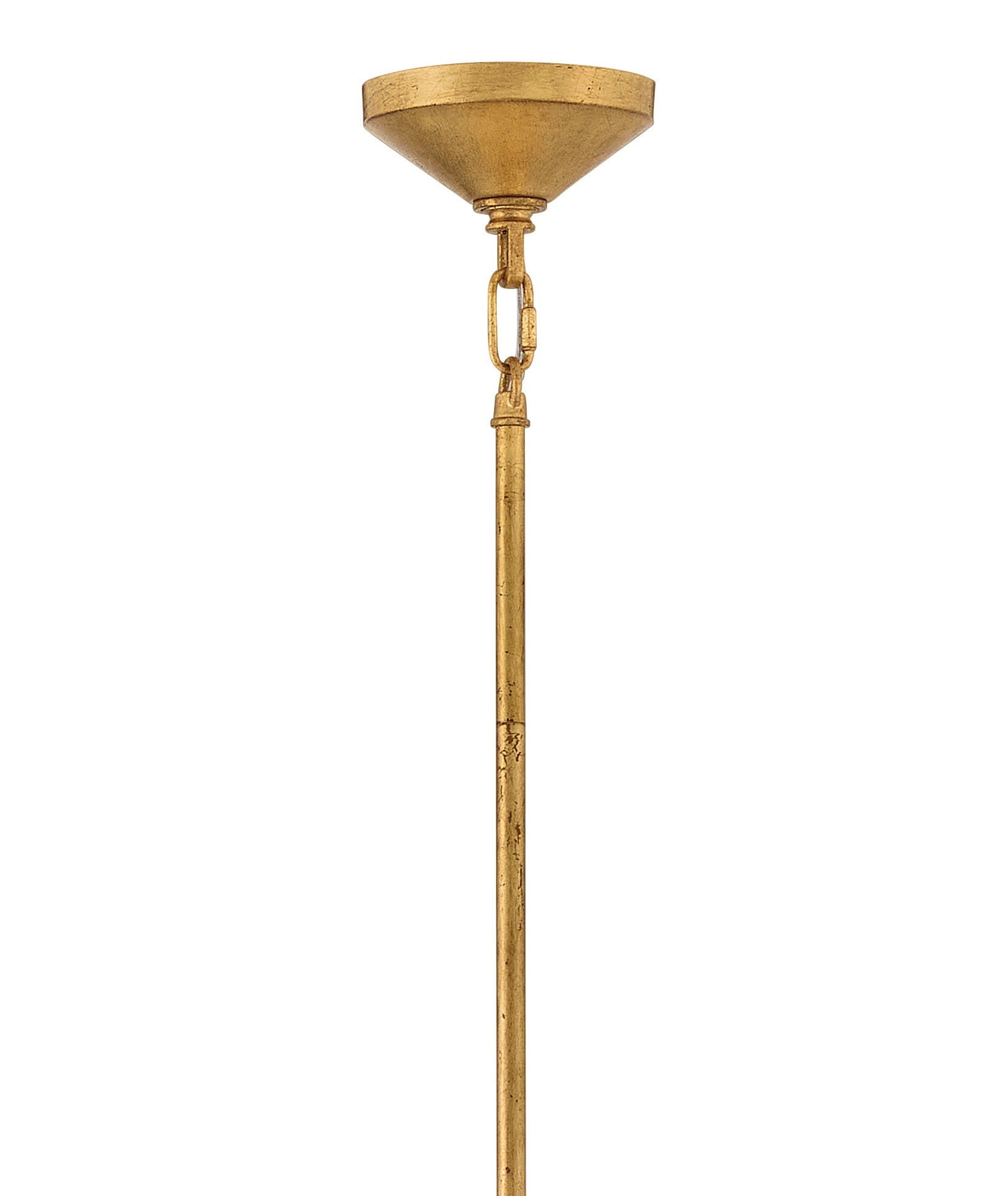 Brass Bloom Glass Chandelier