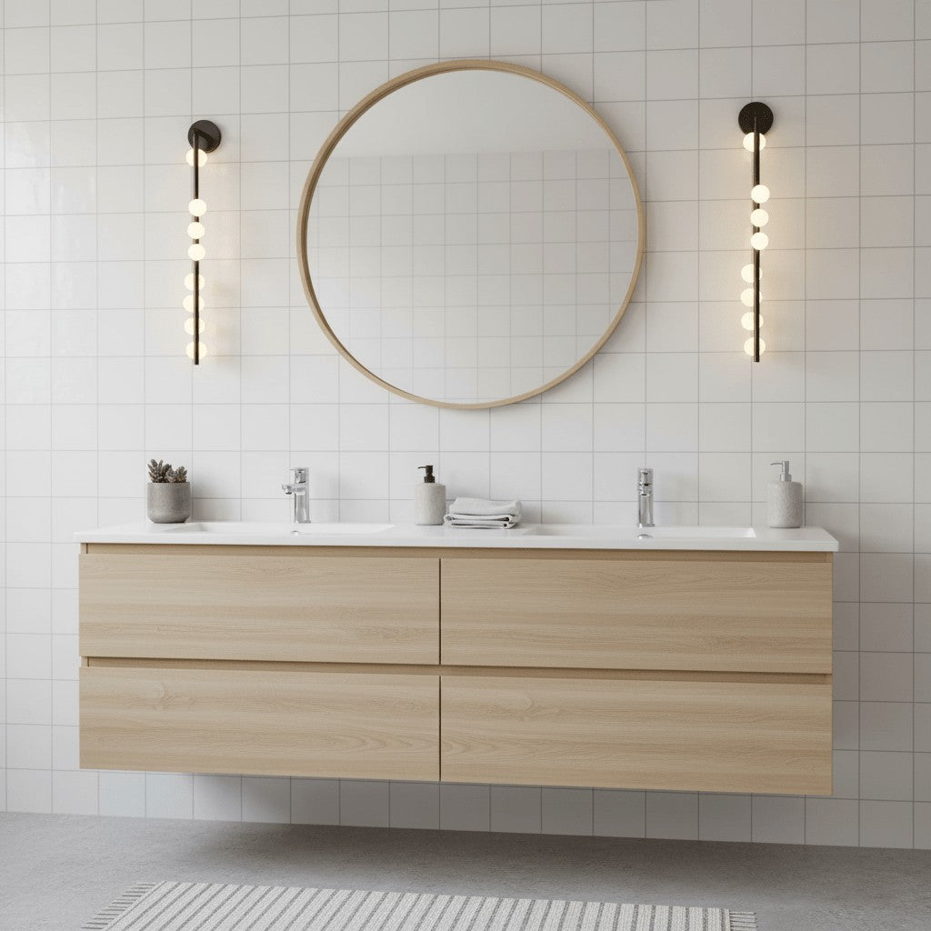 Bravelle Glass Drop Wall Lamp