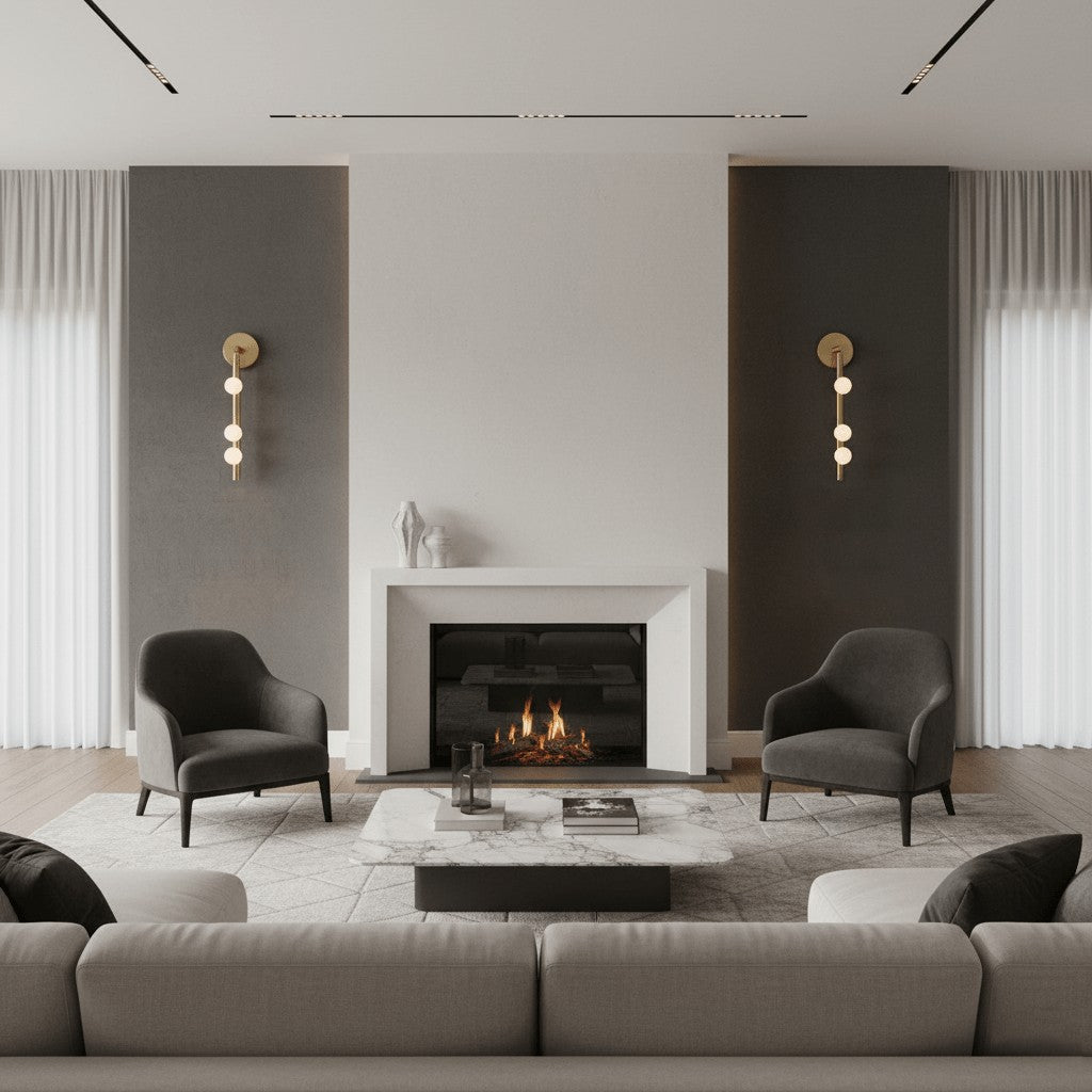 Bravelle Glass Drop Wall Lamp