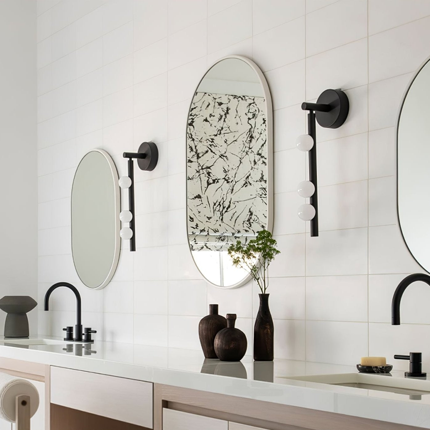 Bravelle Glass Drop Wall Lamp