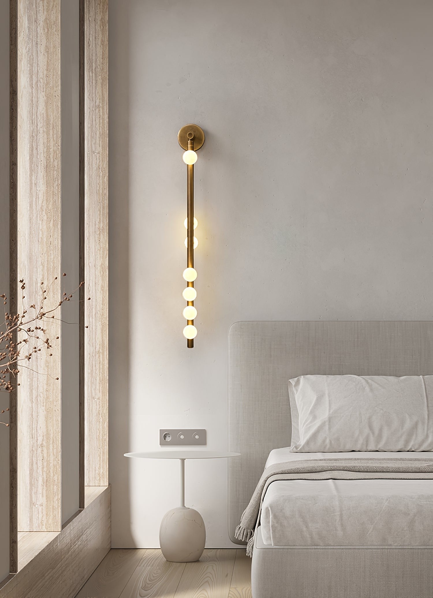 Bravelle Glass Drop Wall Lamp