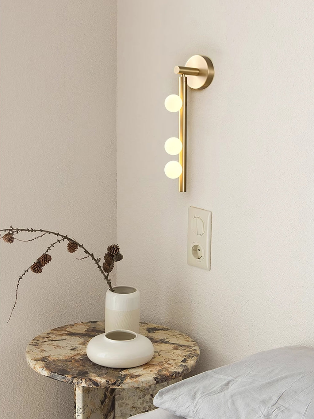 Bravelle Glass Drop Wall Lamp