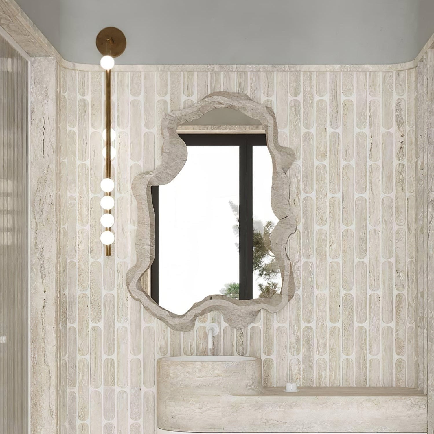 Bravelle Glass Drop Wall Lamp