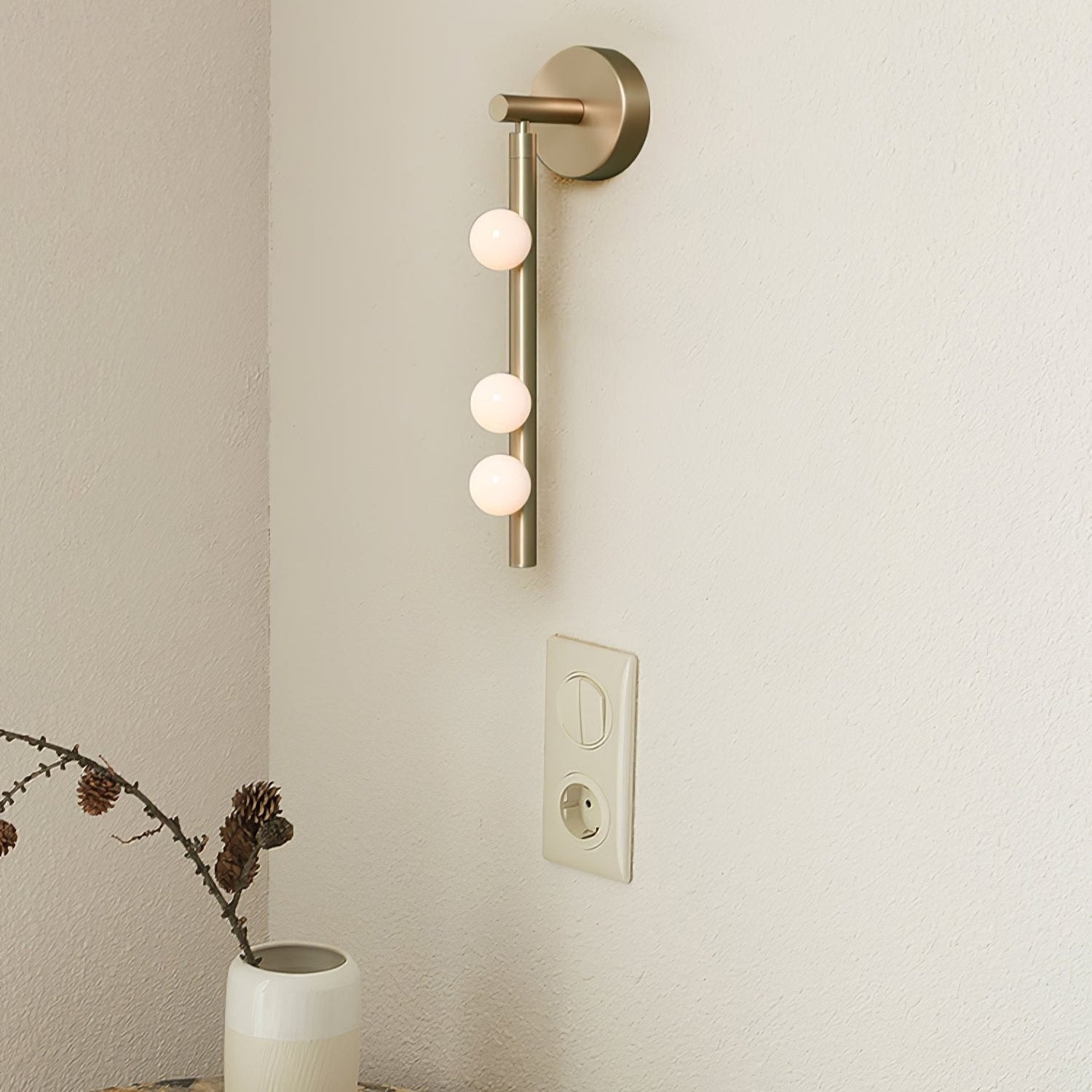 Bravelle Glass Drop Wall Lamp
