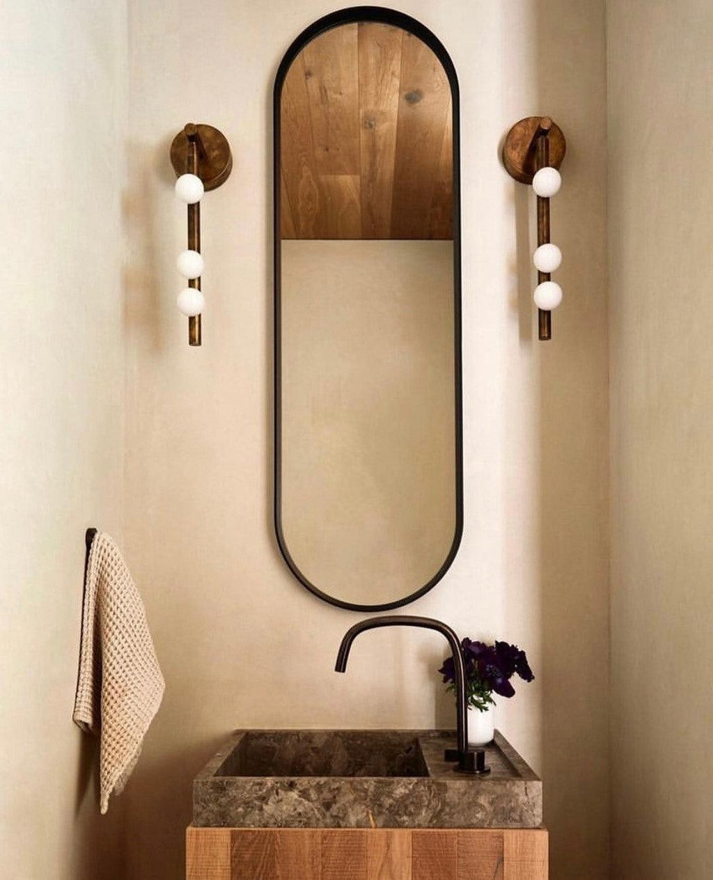 Bravelle Glass Drop Wall Lamp