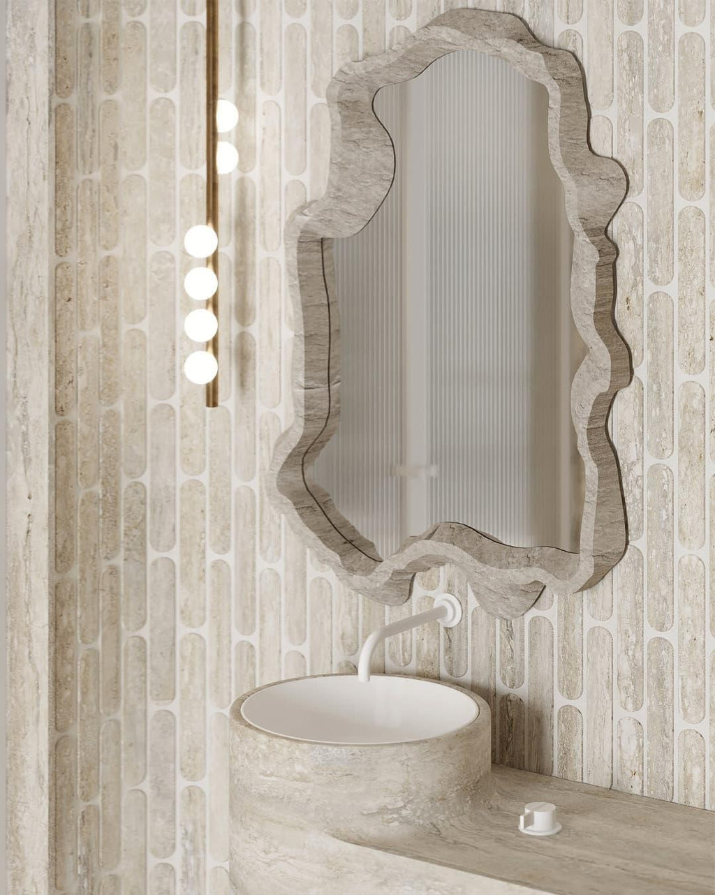 Bravelle Glass Drop Wall Lamp