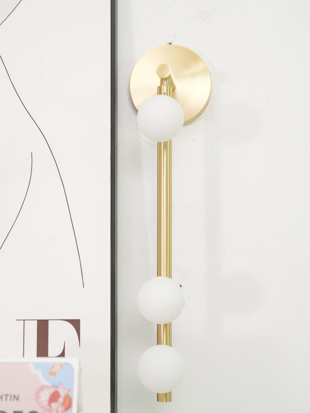 Bravelle Glass Drop Wall Lamp