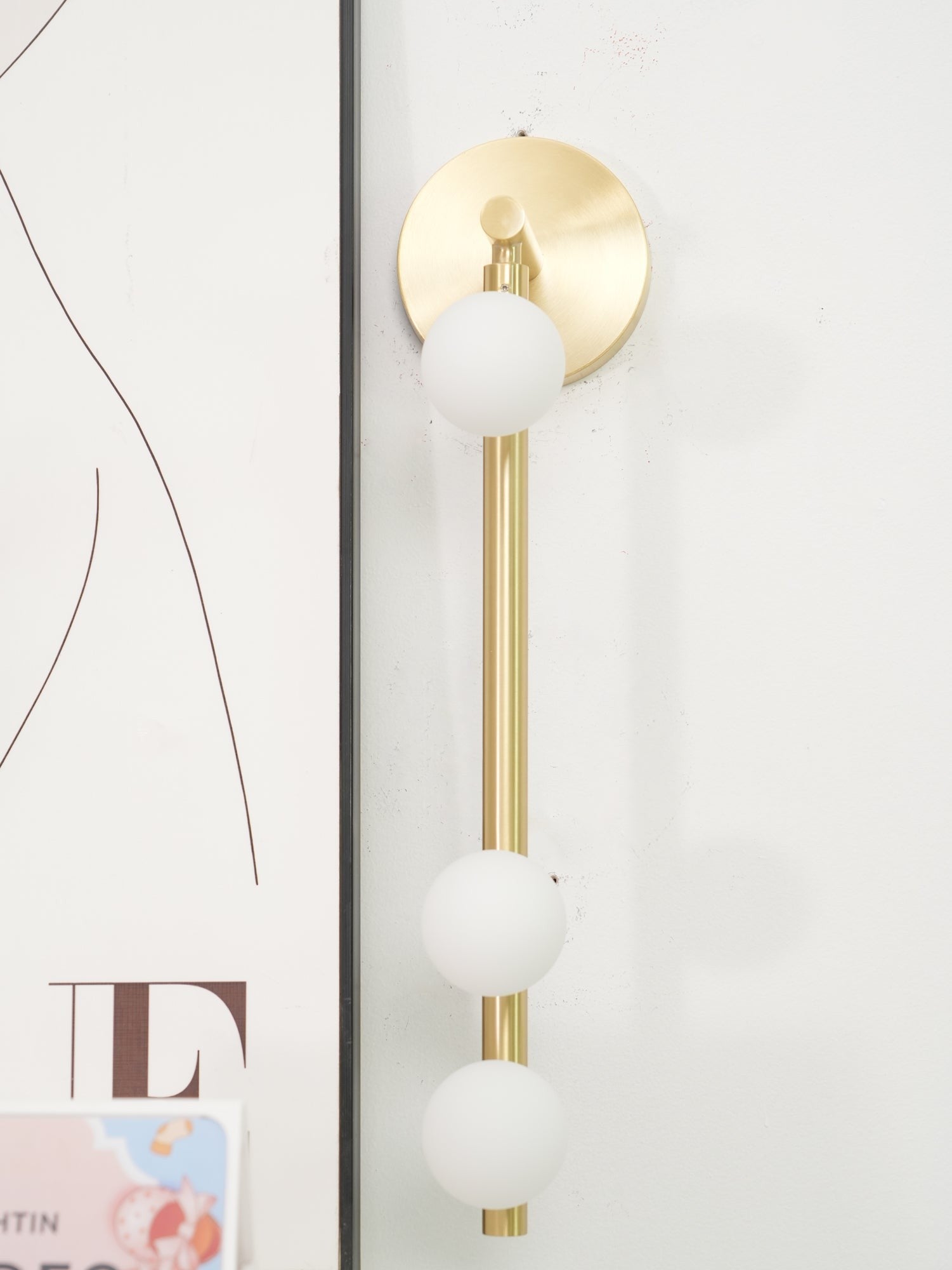 Bravelle Glass Drop Wall Lamp