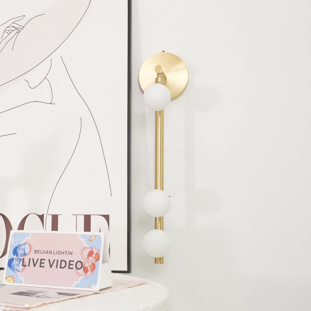 Bravelle Glass Drop Wall Lamp