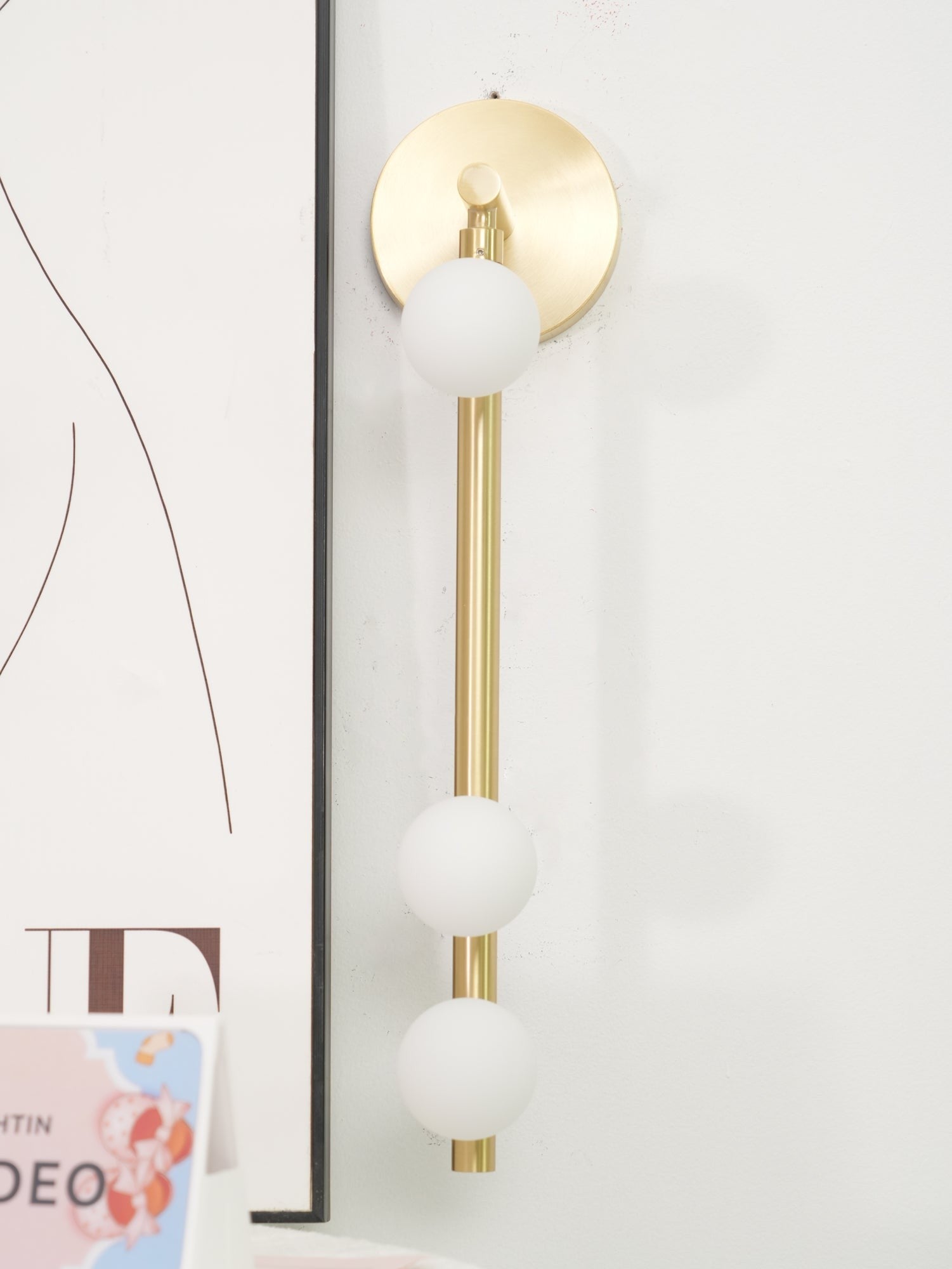 Bravelle Glass Drop Wall Lamp