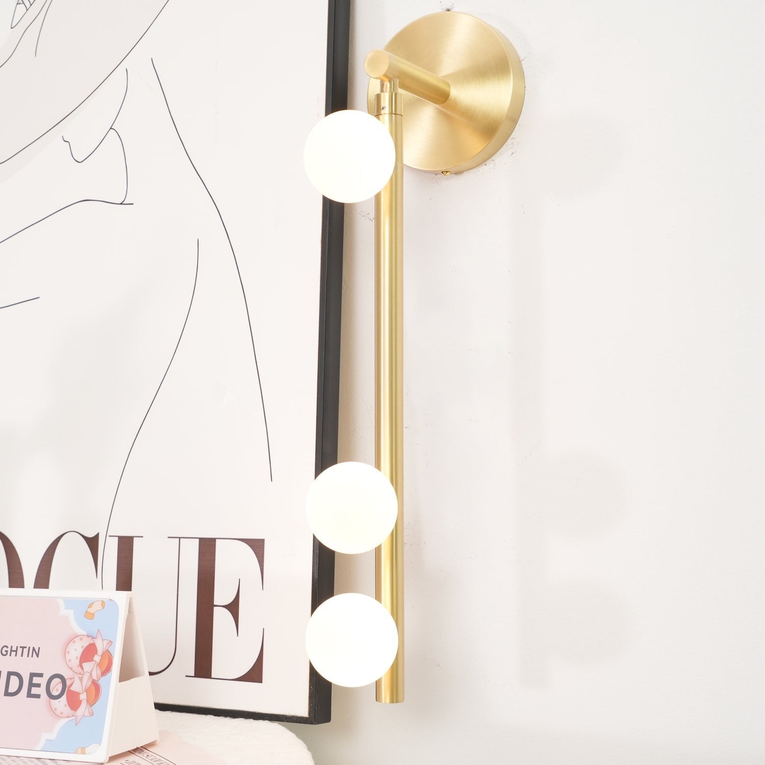 Bravelle Glass Drop Wall Lamp