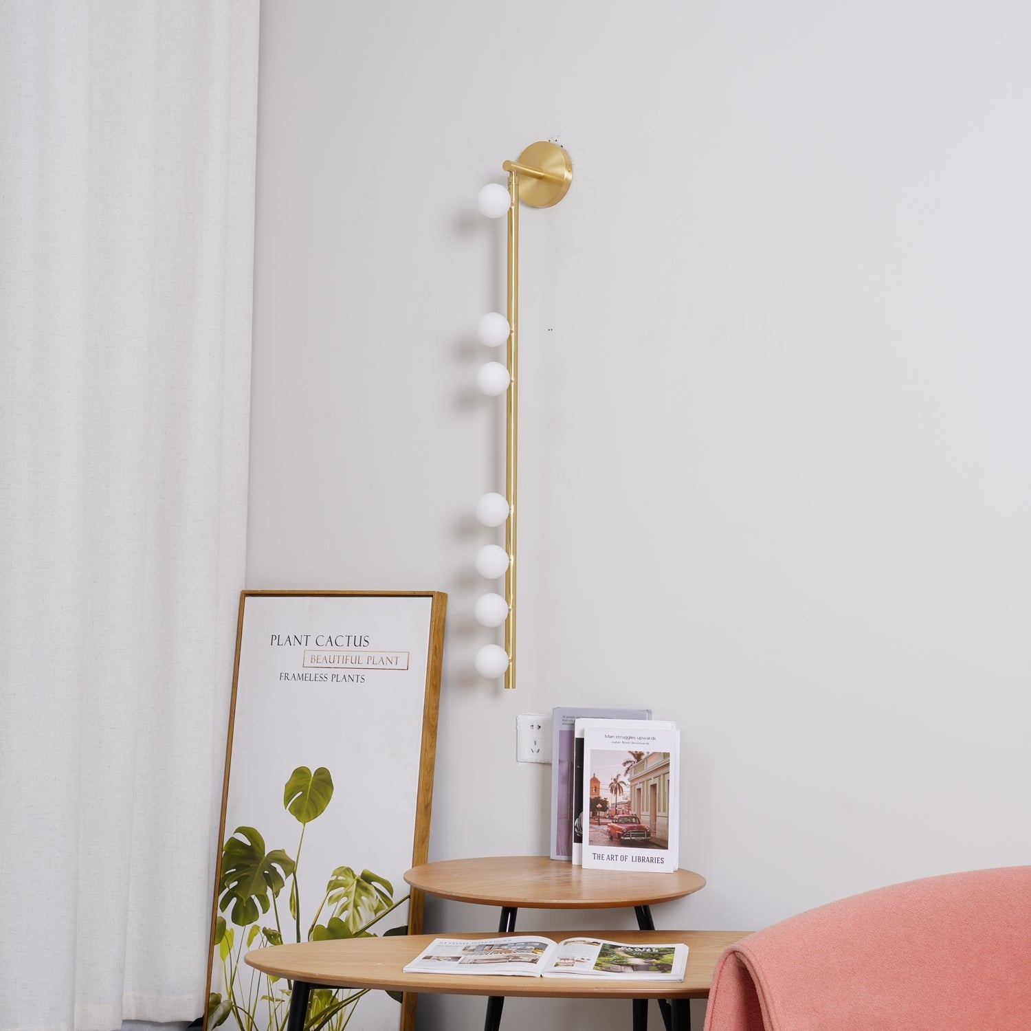 Bravelle Glass Drop Wall Lamp