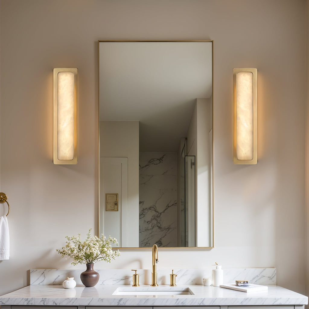 Cavoya Alabaster Column Wall Sconce