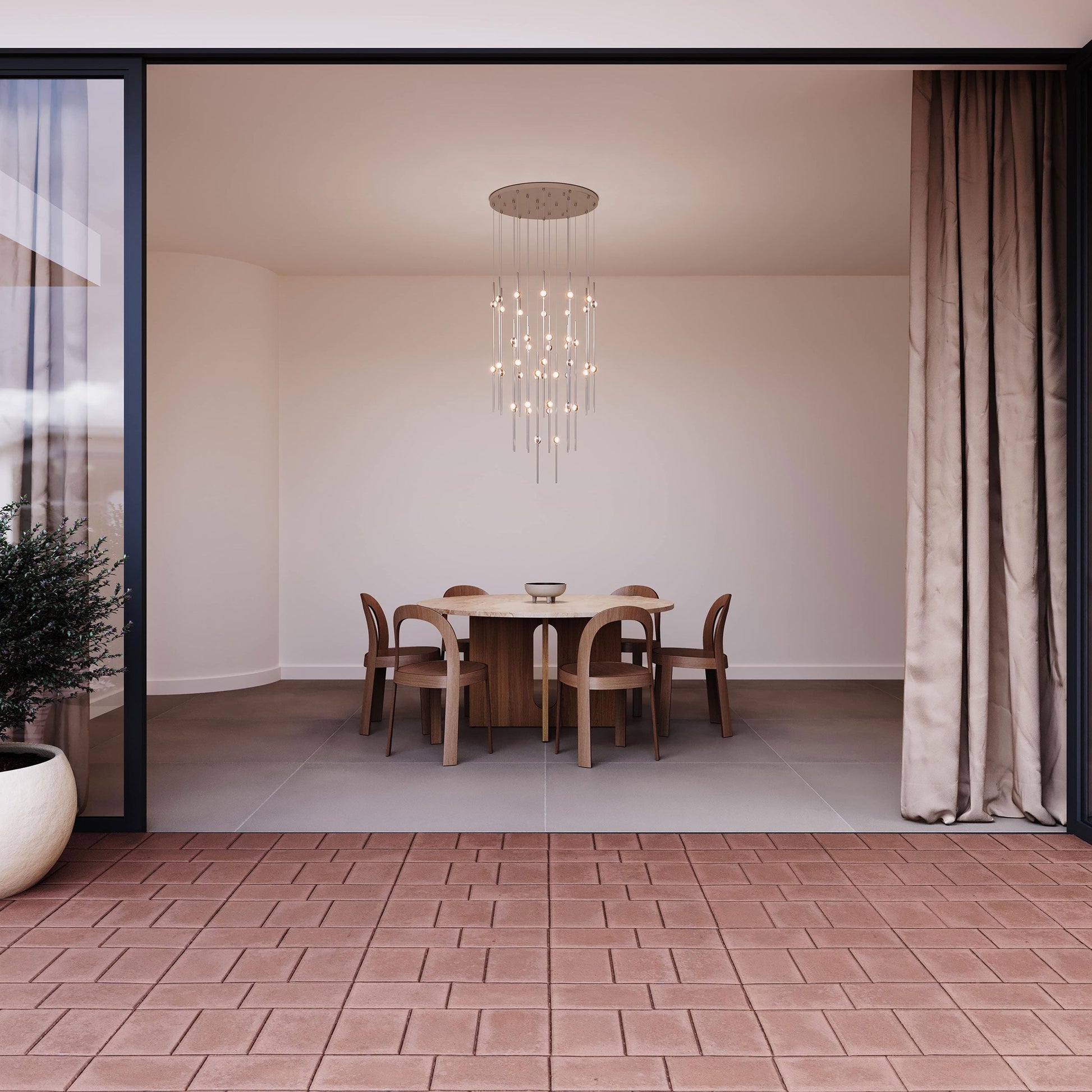 Celestial Orbit Multi-Light LED Chandelier