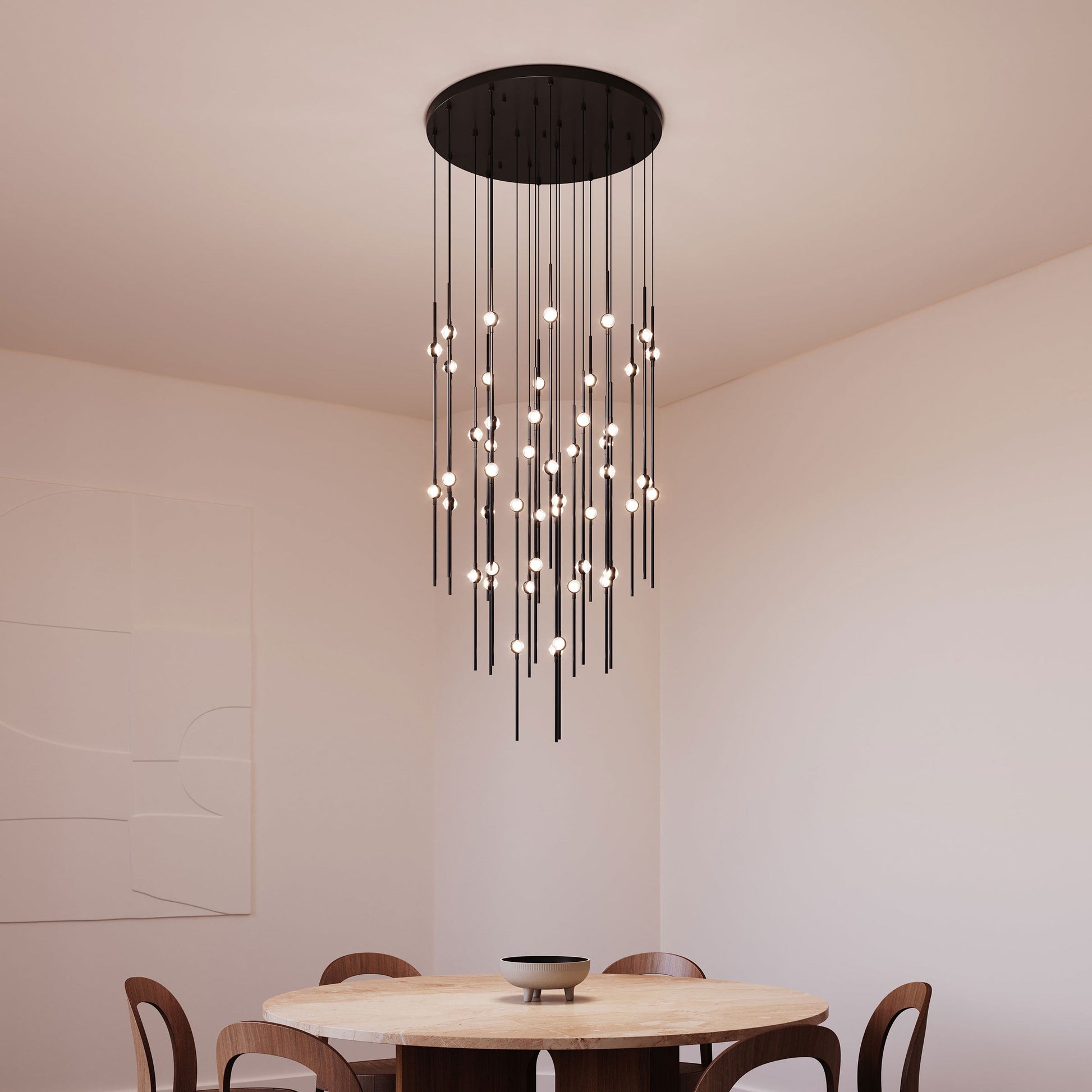 Celestial Orbit Multi-Light LED Chandelier