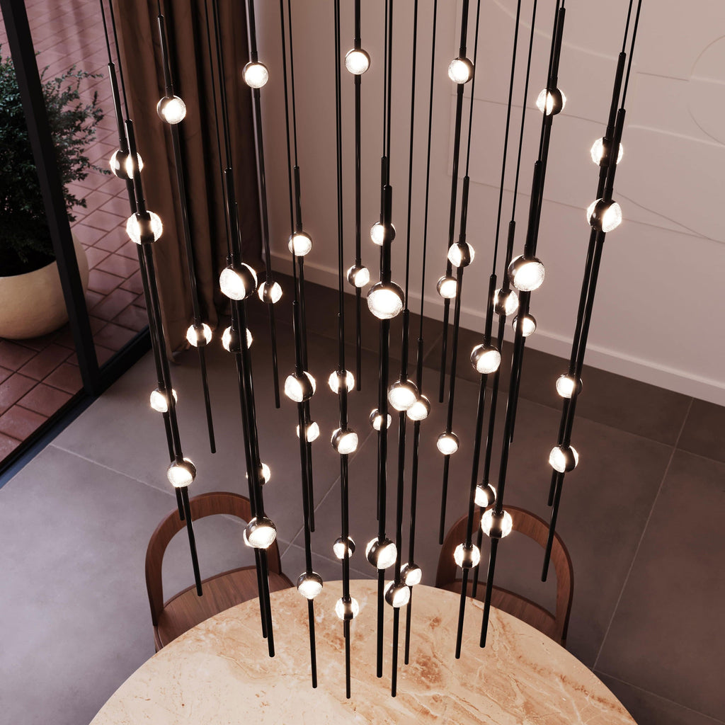 Celestial Orbit Multi-Light LED Chandelier
