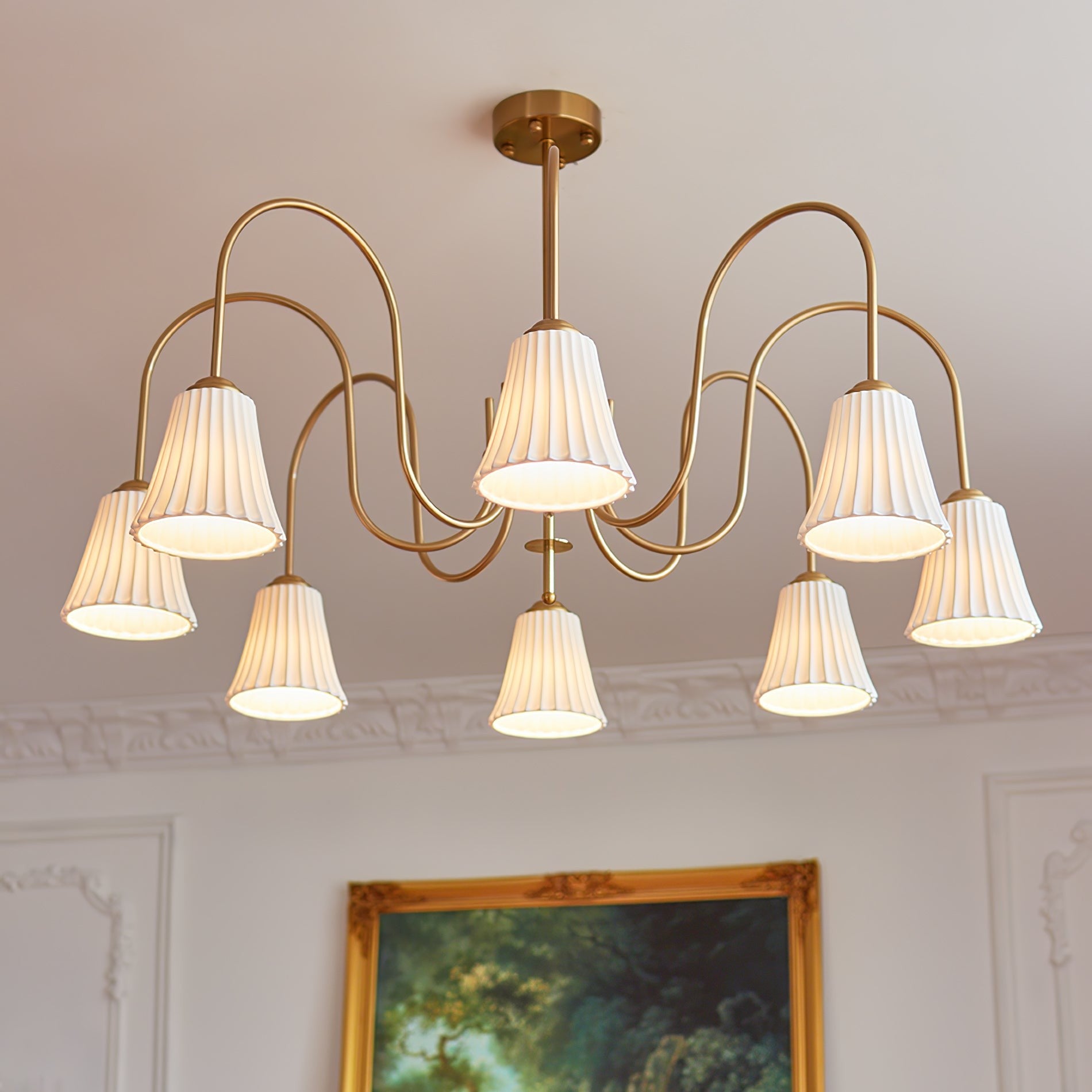Celina Ceramic Chandelier