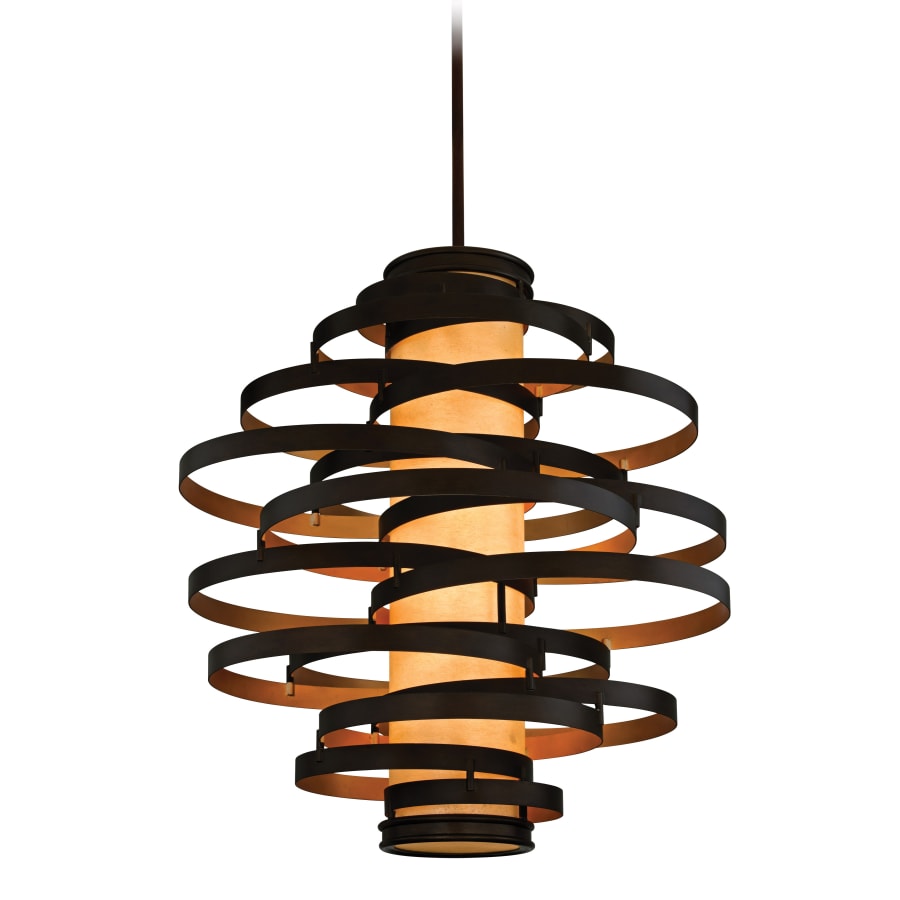 Corbett Lighting Vertigo 6 Light 45" Wide Chandelier with Fabric Shade