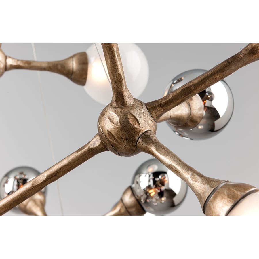 Corbett Lighting Element 20 Light Linear Pendant with Hand-Crafted Iron
