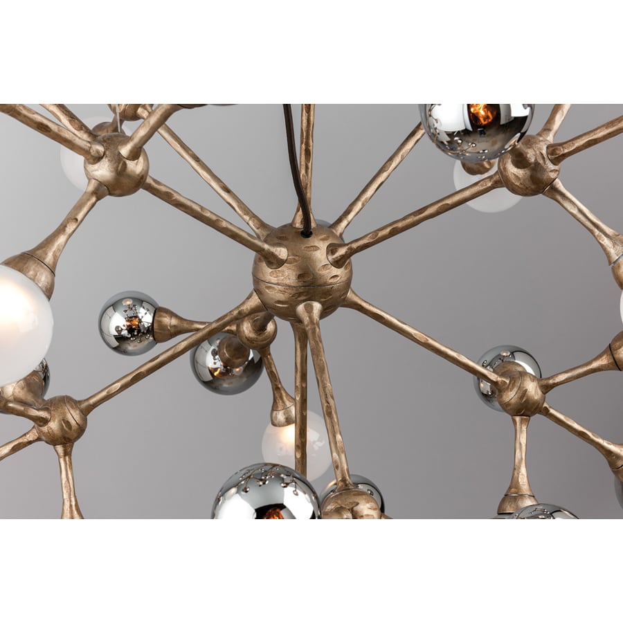 Corbett Lighting Element 20 Light Linear Pendant with Hand-Crafted Iron