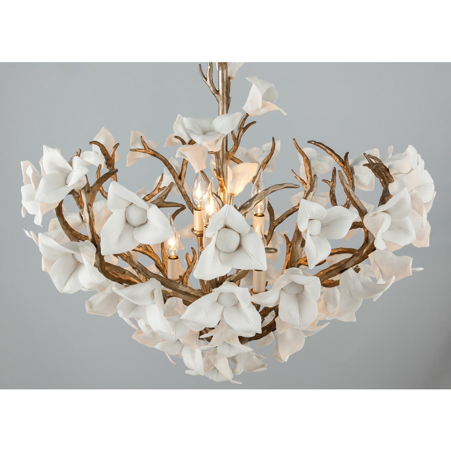 Corbett Lighting Lily 6 Light Dining Pendant with Hand-Crafted Iron
