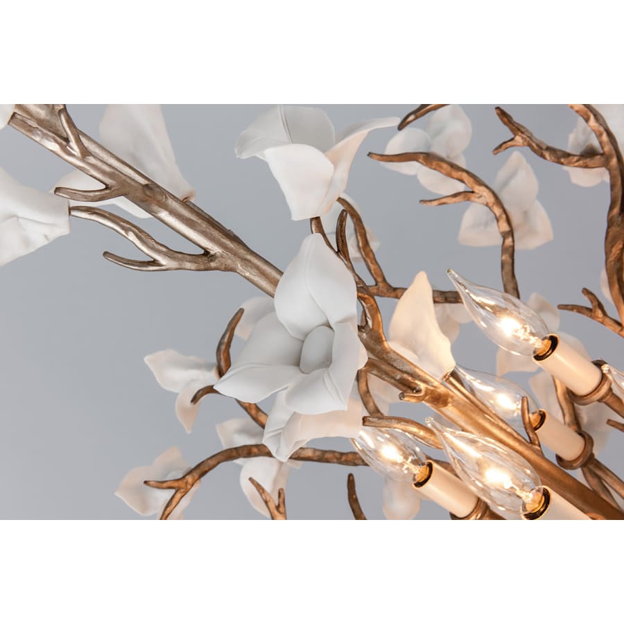 Corbett Lighting Lily 6 Light Dining Pendant with Hand-Crafted Iron