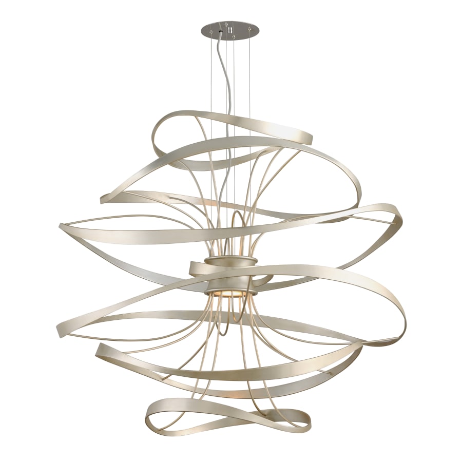 Corbett Lighting Calligraphy 2 Light 42" LED Pendant with Hand-Crafted Iron