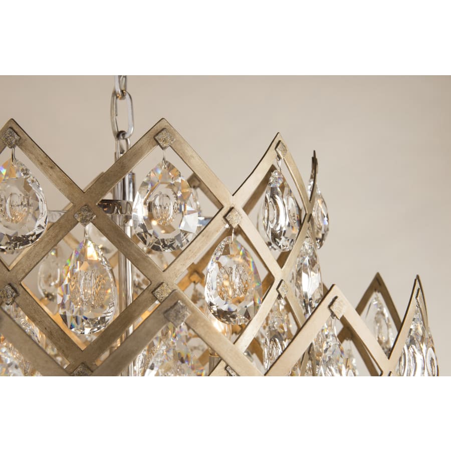 Corbett Lighting Tiara 7 Light 25-3/4" Wide Chandelier with Crystal Accents